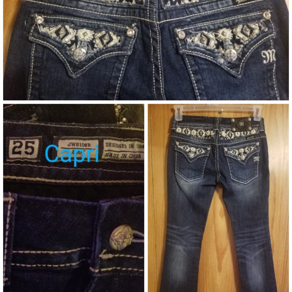Miss Me Capris size 25